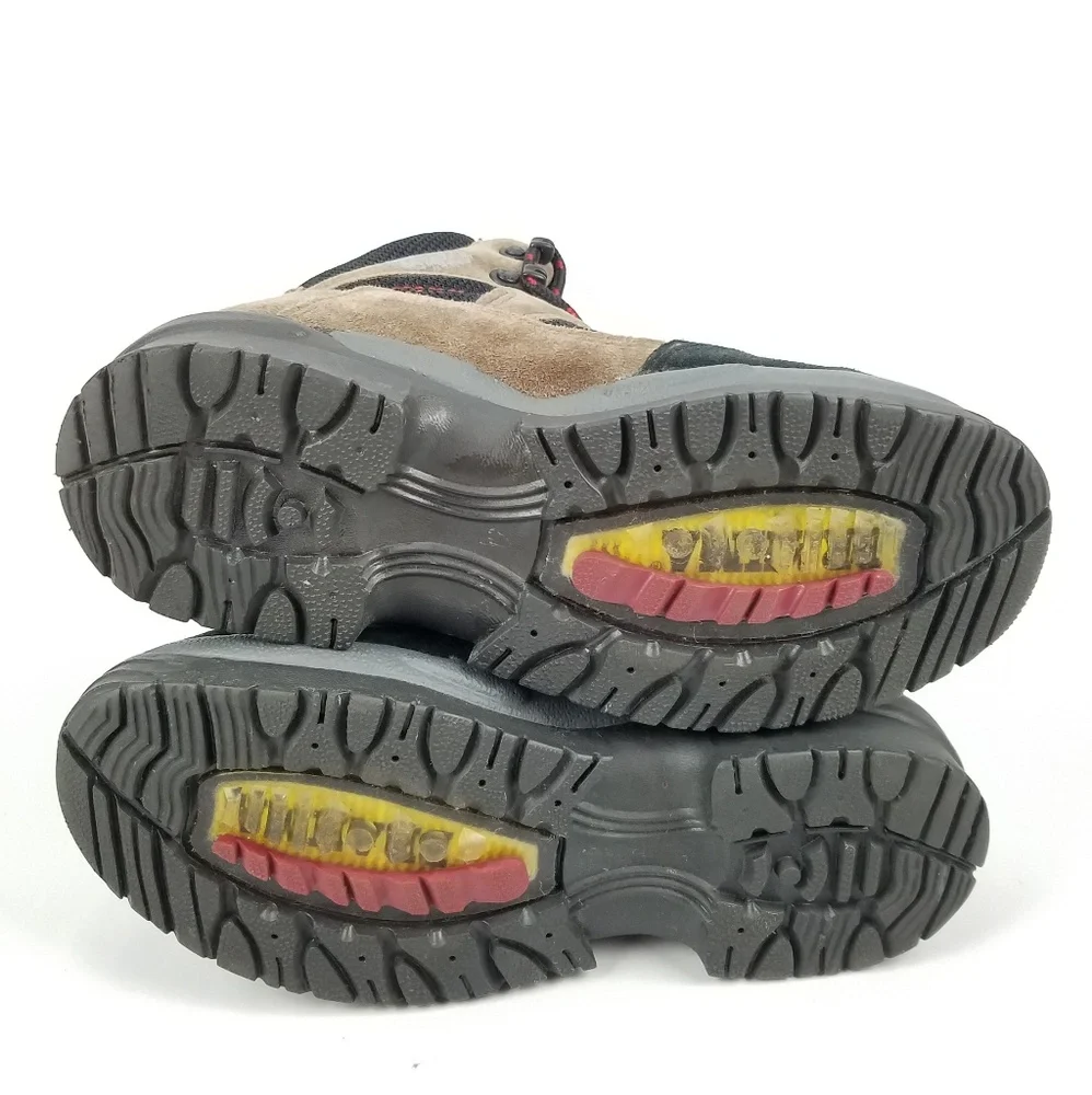 Brahma Brown Black Red Boys Youth Boots Shoes Sz‎ 4